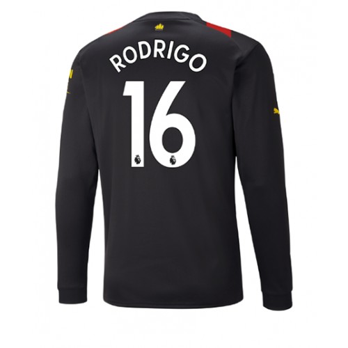 Manchester City Rodri Hernandez #16 Bortedrakt 2022-23 Langermet Manchester City Rodri Hernandez #16 Bortedrakt 2022-23 Langermet